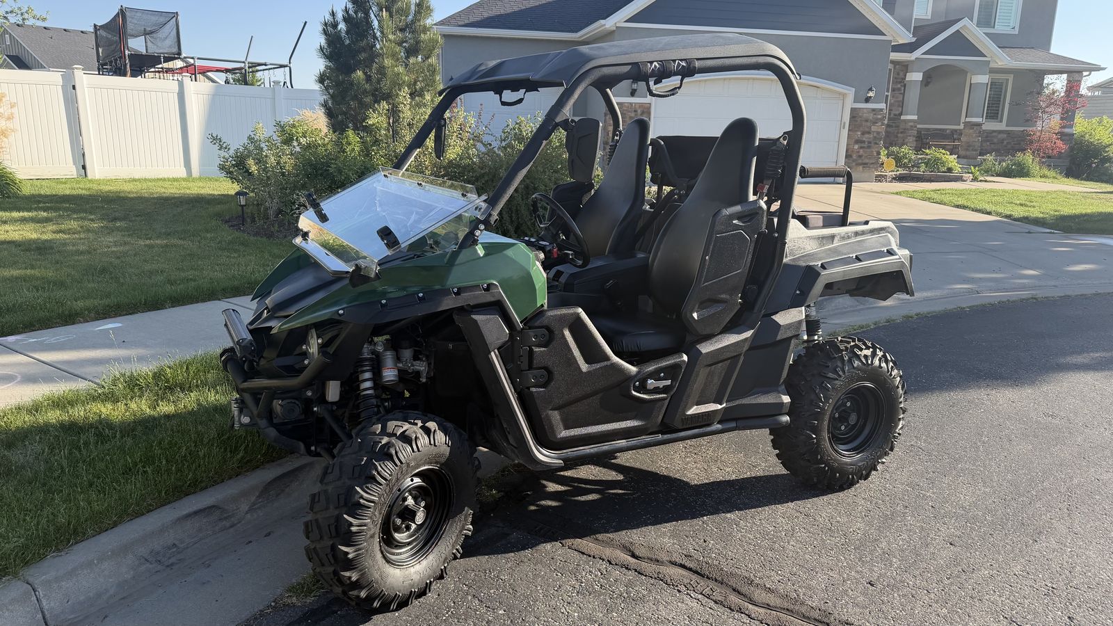 2016 Yamaha Wolverine R-Spec w/ winch, rear seat, folding windshield and light bar
