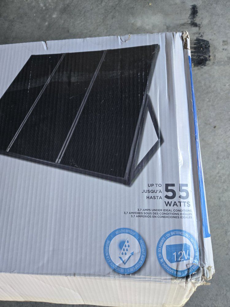 solar panel like new!!