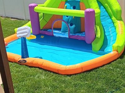 Double hurricane water slide