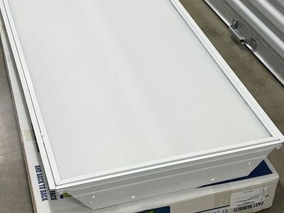 2 ft. x 4 ft. LED Troffer Light (I Have 20 of These) New, Open Box. Replaces Fluorescent Lights.