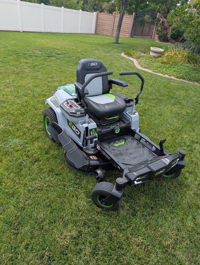 EGO Power+ Z6 Zero Turn Riding Mower with Charger, Batteries and other Accessories! 