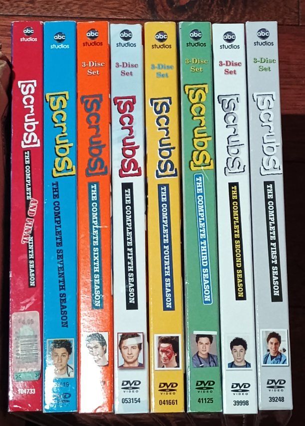Scrubs Seasons 1-7&8 DVDs