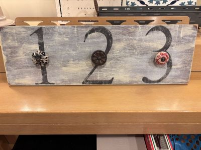 Cute Coat Rack/Towel Rack etc 8.5 x 32.5.