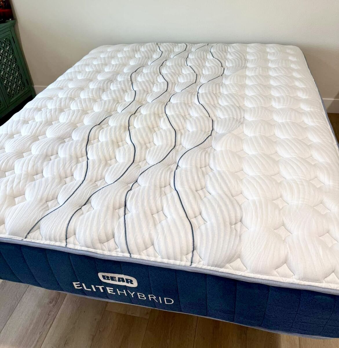 California King Bear Elite Hybrid Pillow top Mattress - Like New