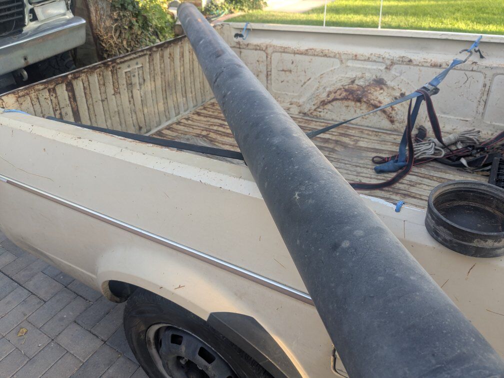 4" inch ABS pipe drain sewer black pvc ft 8 10