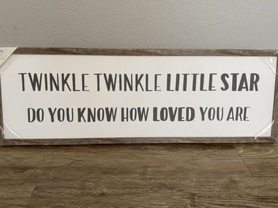 Twinkle Twinkle Little Star Wall Decor Kids/Baby