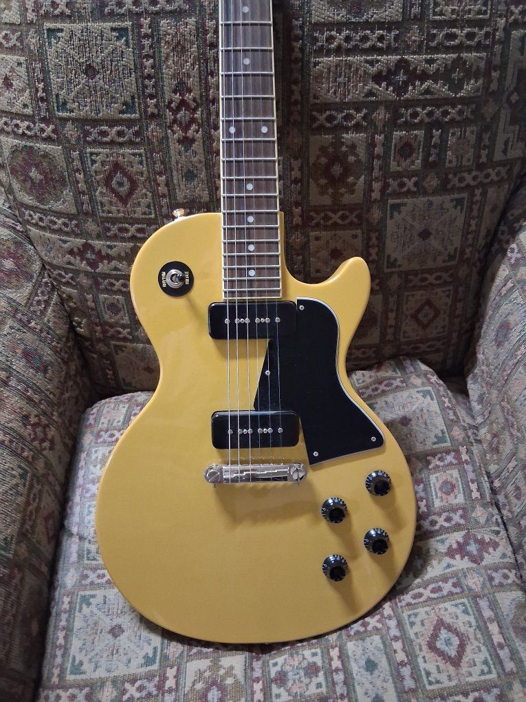 Epiphone TV Yellow Les Paul P90's Guitar Mint!