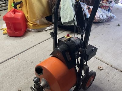 VEVOR RC-9001 Electric Drain Cleaner - 1/2 inch x 100 ft Automatic Feed Sewer Snake Machine