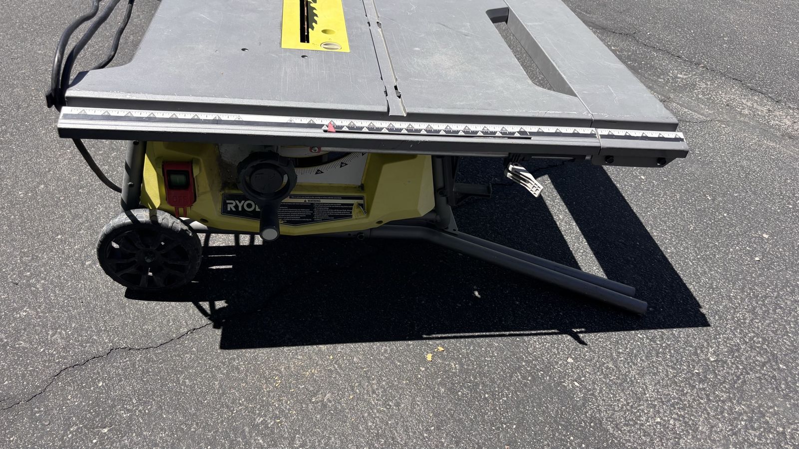 Ryobi rys23 100 table saw with stand