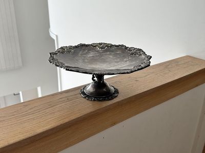 Silver Plated Pedestal Tray (Wallace Silversmith)
