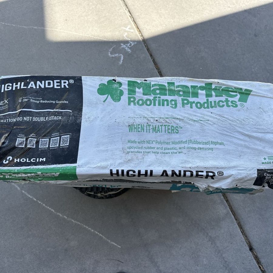Malarkey Highlander NEX Roofing Shingles - 11 Bundles & Roofing Parts