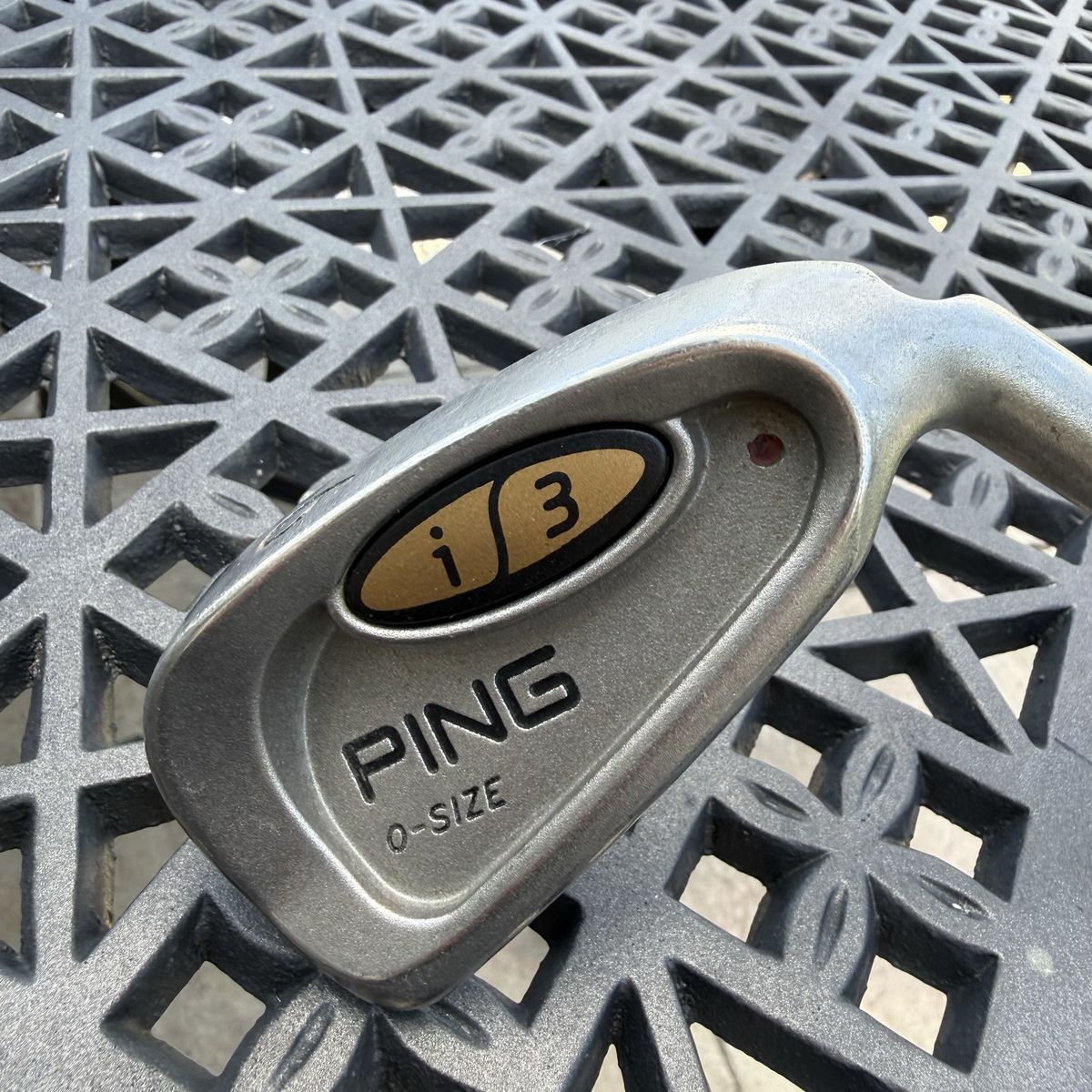 Ping i3 O Size Red Dot Single 6 Iron True Temper Stiff Steel Right Handed 38"