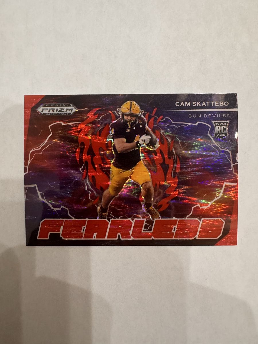 2025 Prizm Draft Picks Cam Skattebo Fearless /49