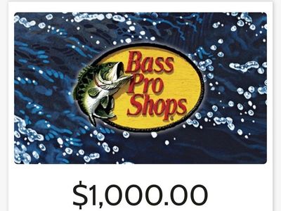 Cabelas, Bass Pro Shop Gift Card