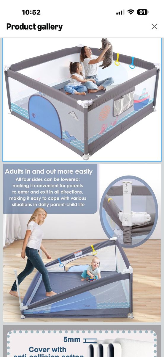 Playpen, Portable Crib