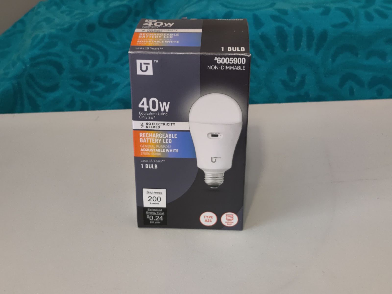 Rechargeable Battery LED Light New