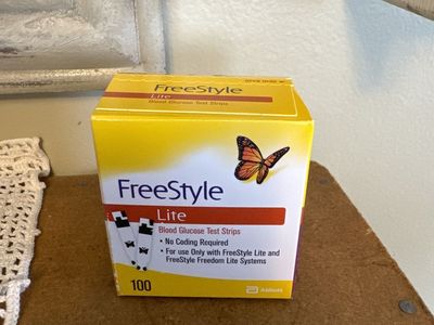FreeStyle Lite Blood Glucose Test Strips Diabetic
