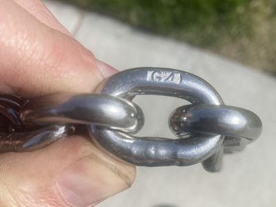 100 Foot Nickel Plated Chain