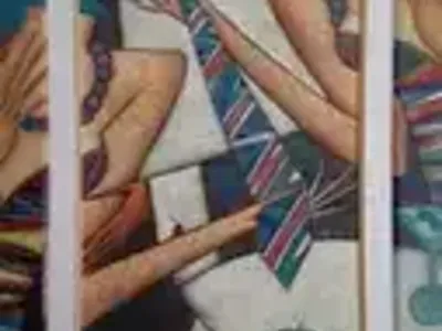 Andrei Protsouk 2004 hand painted frame part od the artwork Rare