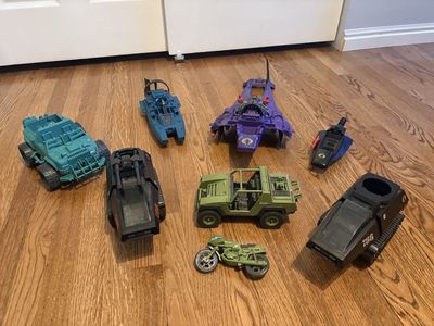 Vintage G.I. Joe Vehicles Lot! 1980's-1990's