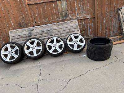 Set of 4 Wheels with Tires plus 4 Additional Tires