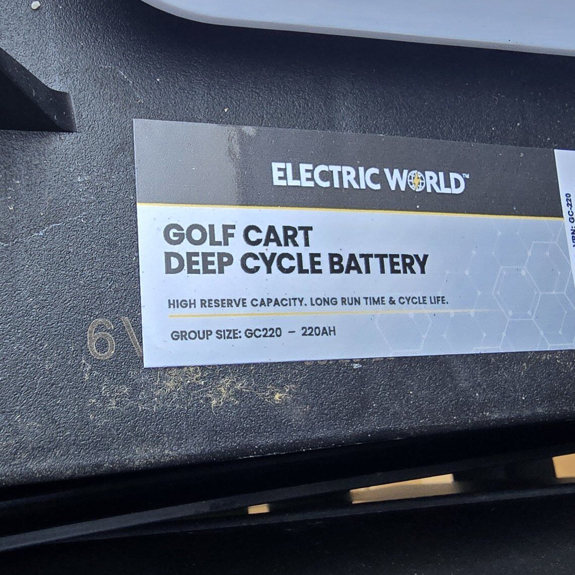 Pair of 6V RV batteries