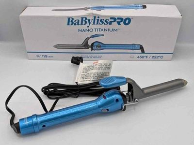 BaBylissPRO Nano Titanium 3/4 Inch Spring Curling Iron