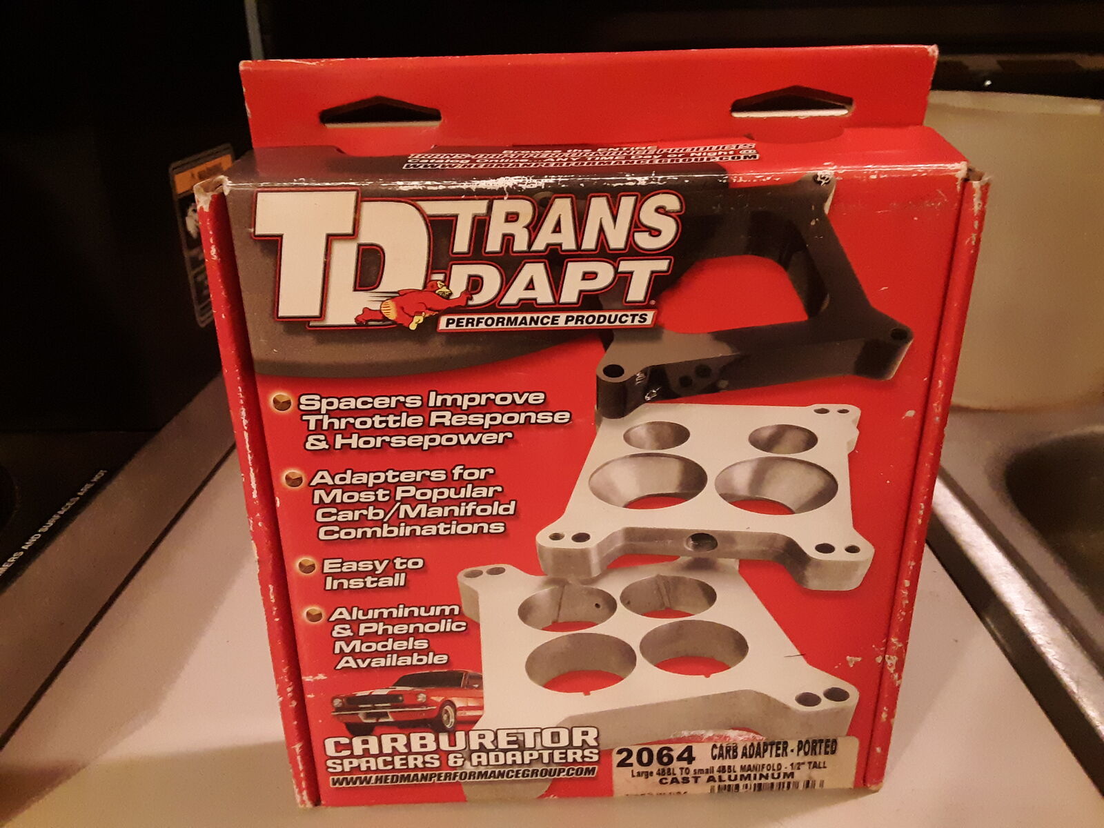 Carburetor Adapter-Ported 2064 TD Performance Products