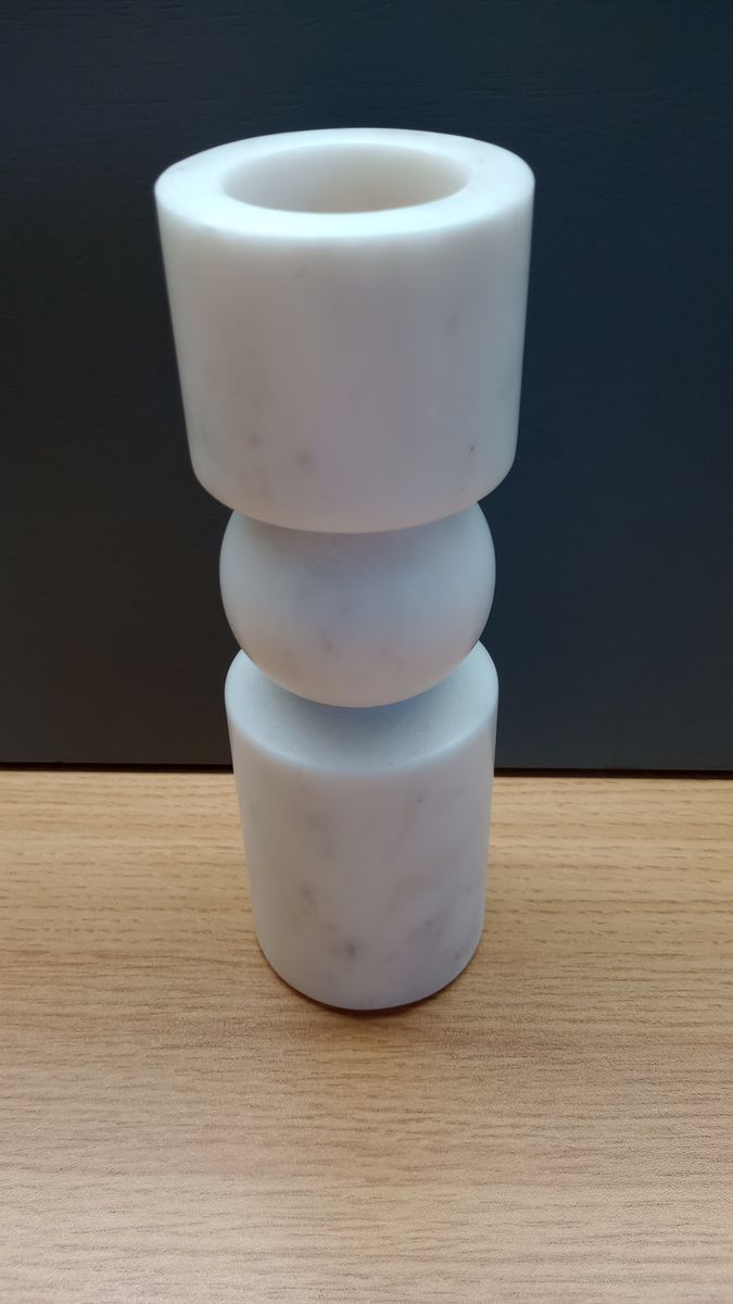 Marble candle holder