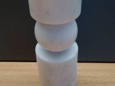 Marble candle holder