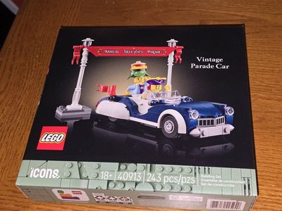 LEGO Icons Vintage Parade Car 40913 Building Set - 243 Pieces, Ages 18+