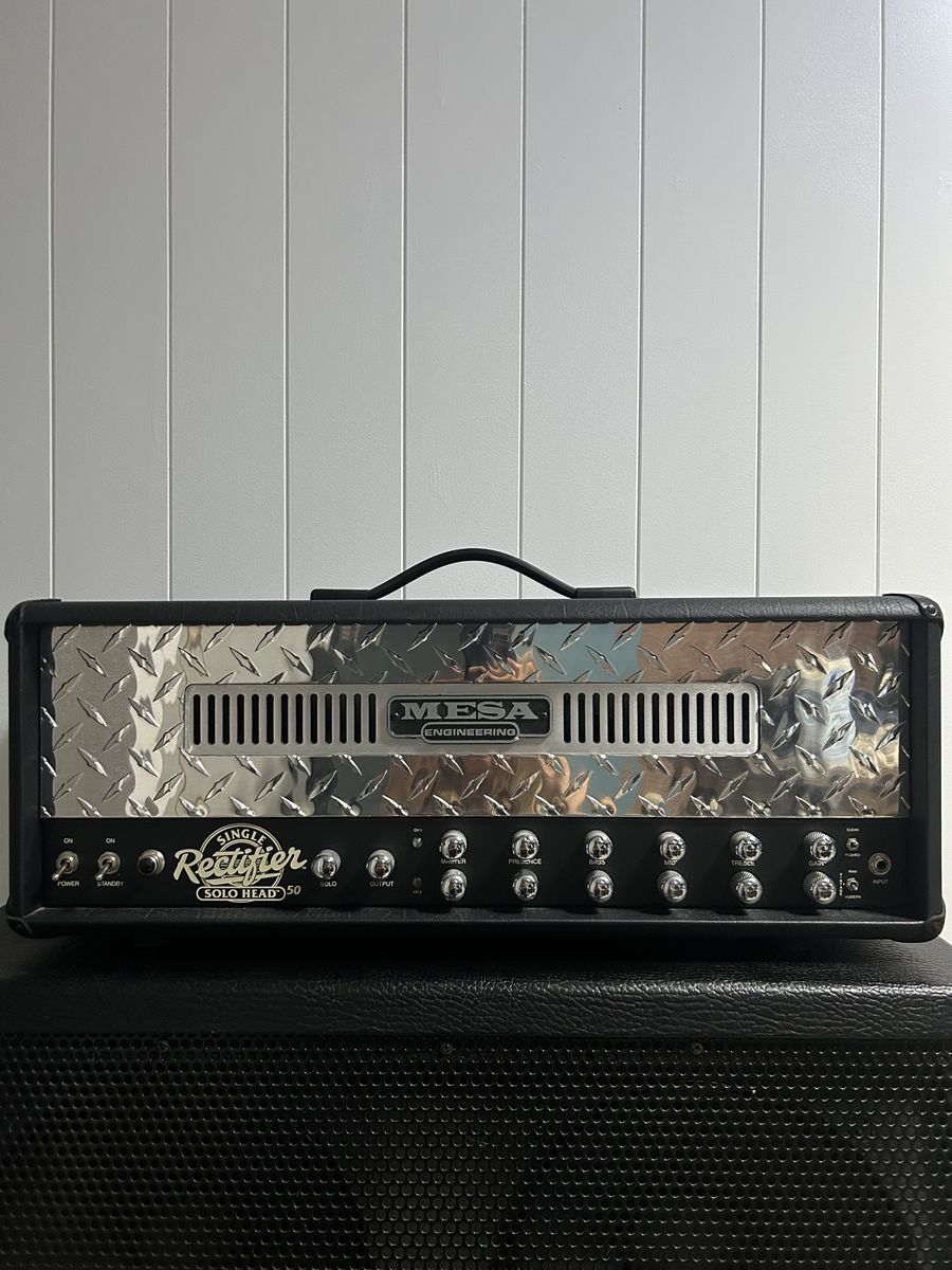 Mesa Boogie Single Rectifier Solo Head 50-Watt Guitar Amplifier Head - Excellent Condition