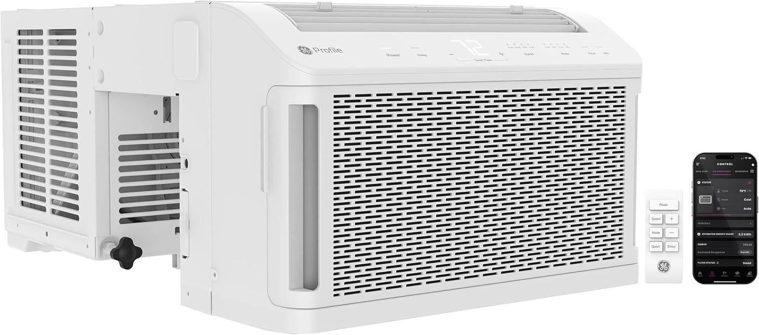 GE Profile ClearView 12,200 BTU Window AC