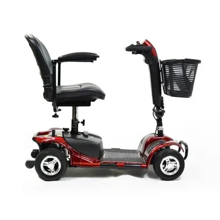 Equate Mobility 4-Wheel Motorized Scooter, Red