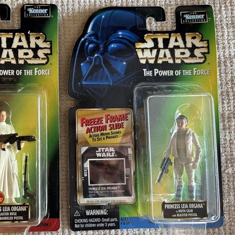 90’s Star Wars The Power of the Force Princess Leia Organa Action Figure w/Hoth Gear