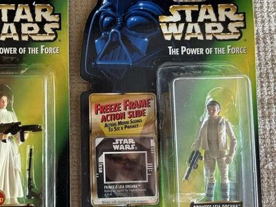 90’s Star Wars The Power of the Force Princess Leia Organa Action Figure w/Hoth Gear