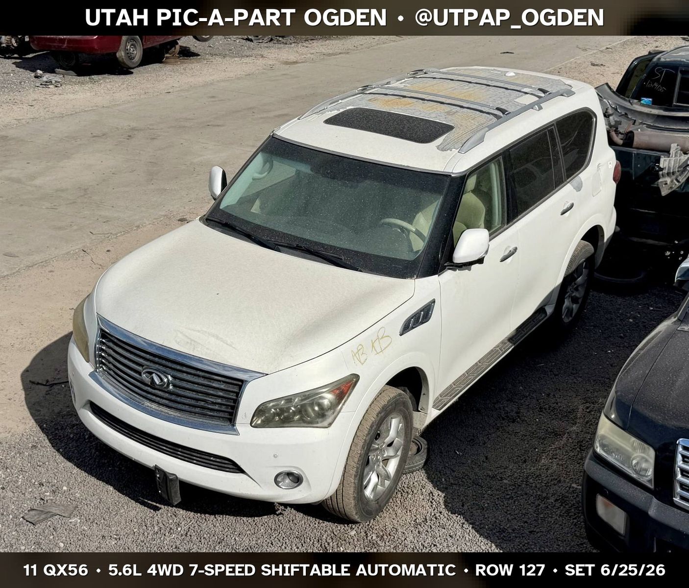 2011 Infiniti QX56 Parts - UTPAP Ogden
