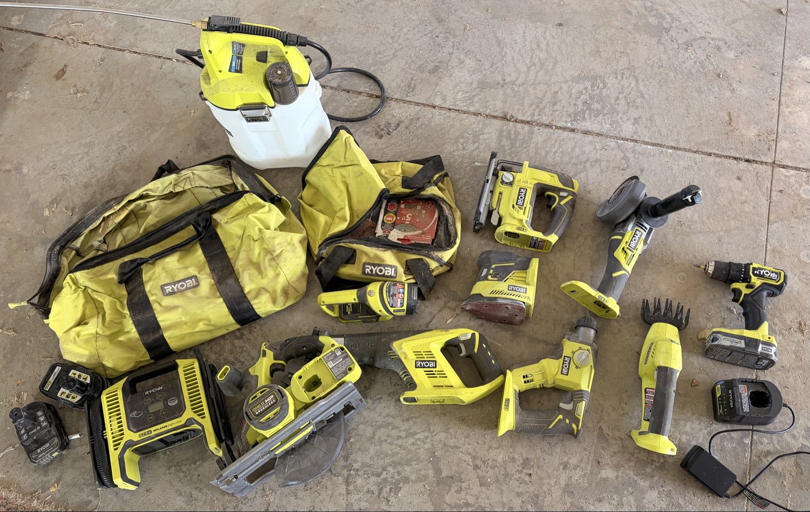 Ryobi 18v Large Tool Set