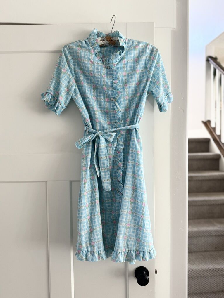 Retro | Mid Century | Vintage | House Coat Pockets