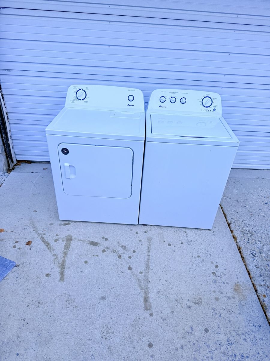Amana washer and electric dryer