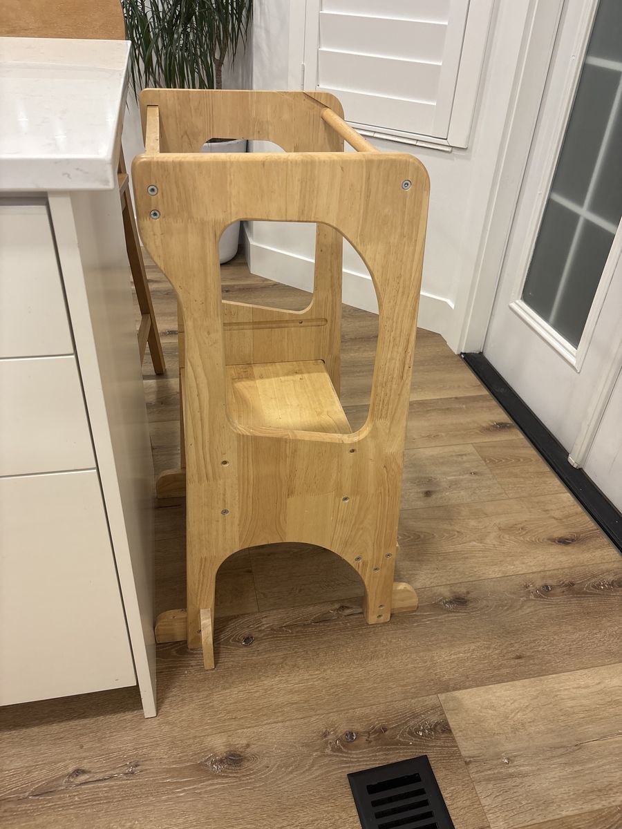 Kid standing tower