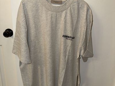 Essentials Fear of God Grey Oversized T-Shirt