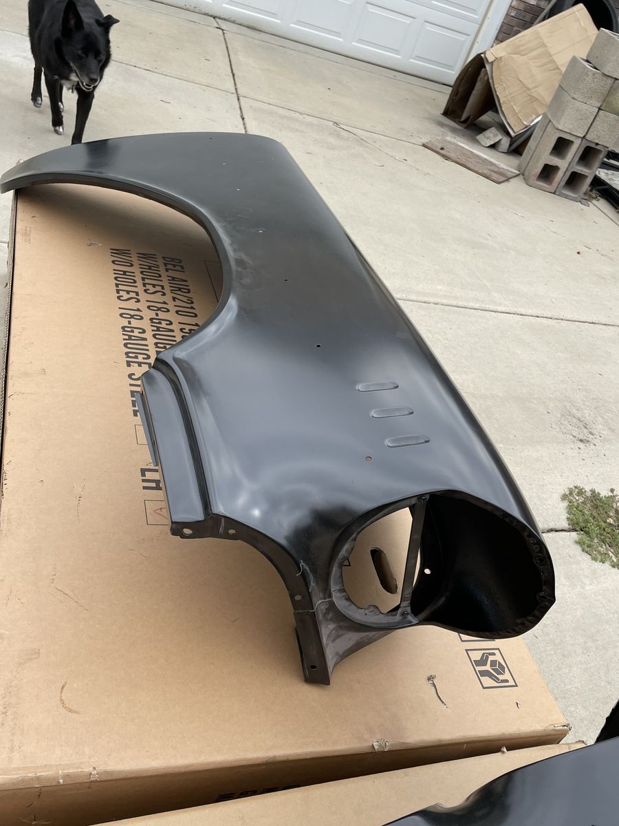 57 Chevy Belair Reproduction Front Fenders