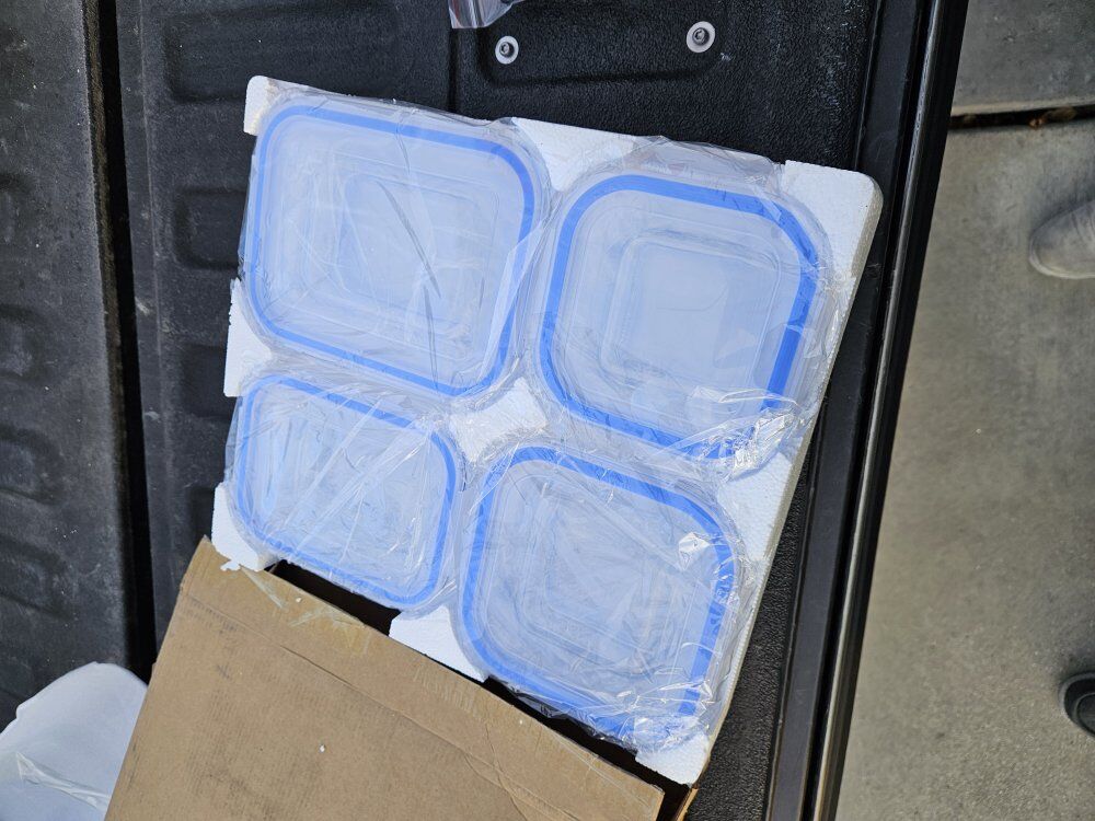 Glass Tupperware Set