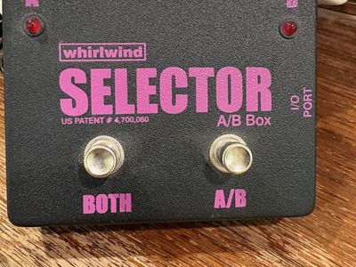 Whirlwind A/B Box. Digitech Power Supplies