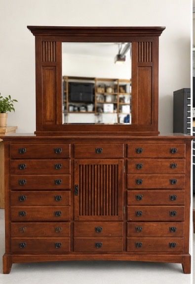 Dresser and Mirror
