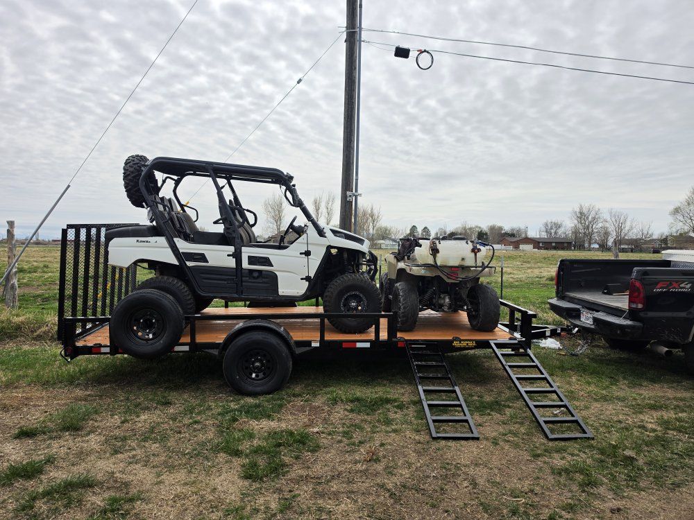 for rent 16 ft ATV UTV trailer