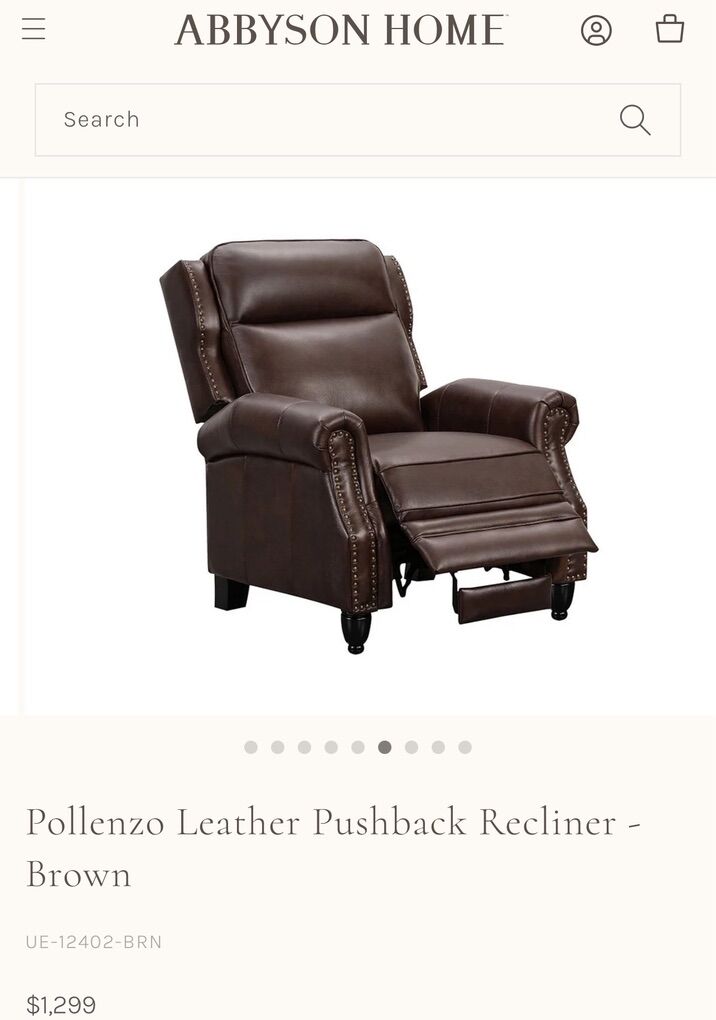 NEW ANBYSON POLLENZO RECLINER