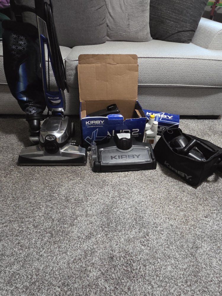 Kirby Avalir 2 Vacuum Cleaning System with Attachments and Shampooer