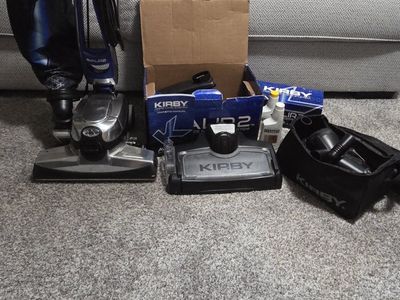 Kirby Avalir 2 Vacuum Cleaning System with Attachments and Shampooer